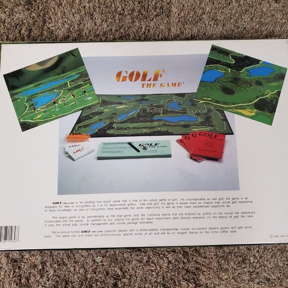 Board Game - Golf the Game by A M Company 1995 - Vintage - Complete - Picture 2 of 7